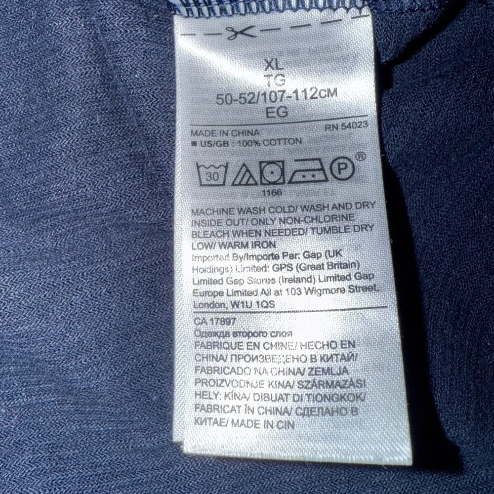 Banana Republic “Lux Lifesaver” Polo Shirt Men’s XL Navy Blue Short Sleeve